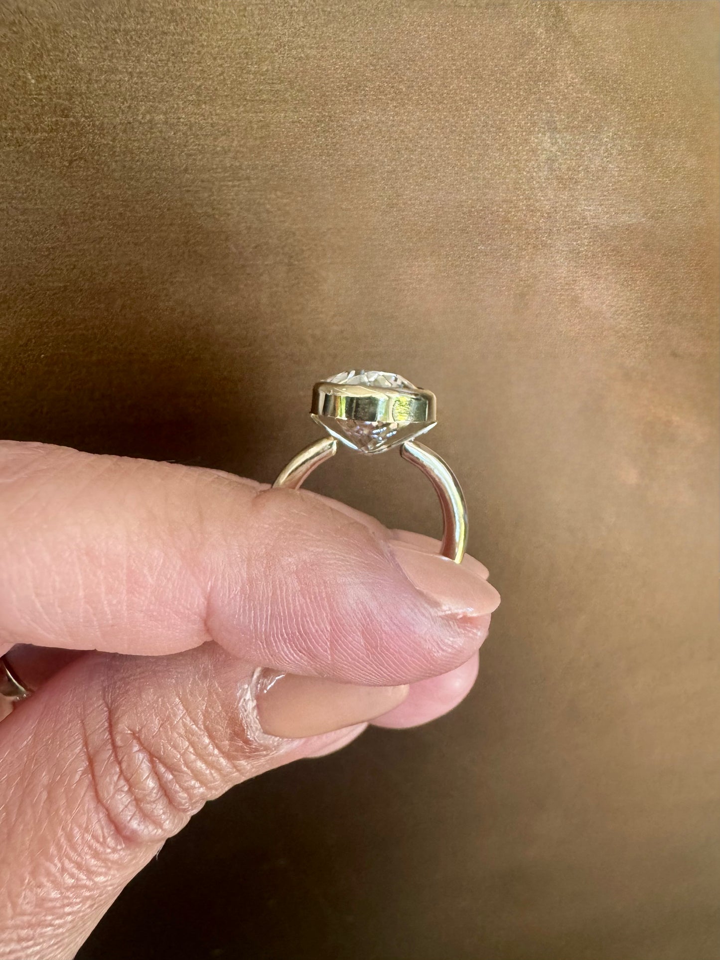 14k gold & Morganite ring