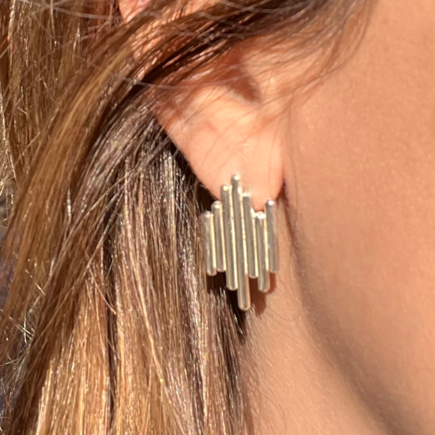 Sterling silver Kino Earrings - small