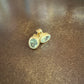 18k gold earrings with Aquamarines
