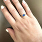 14k yellow gold & pear Sapphire Ring