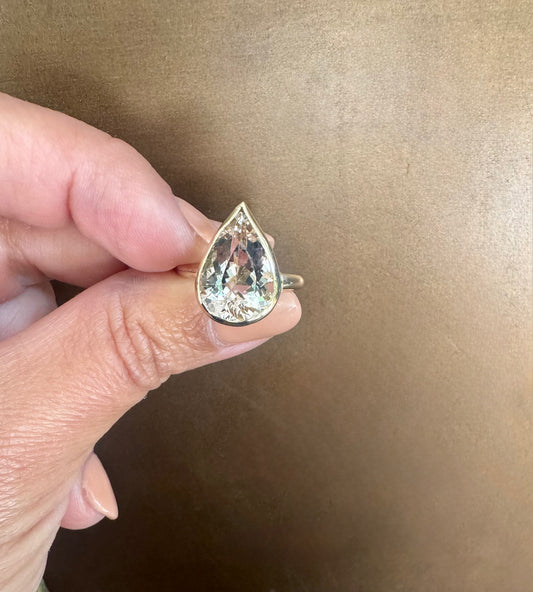 14k gold & Morganite ring