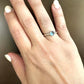 Sterling silver & Swiss topaz Drops Ring