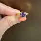 Amethyst and 14k gold ring