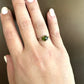 14k yellow gold & green tourmaline Drops Ring