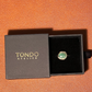 14k yellow gold & raw Emerald Ring